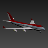 波音747-飞机-其它-VR/AR模型-3D城