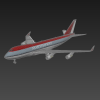 波音747-飞机-其它-VR/AR模型-3D城