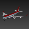 波音747-飞机-其它-VR/AR模型-3D城