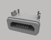 usb-micro-b-waterproof-type-molex-105443-1101-科技-家用电器-工业CAD模型-3D城