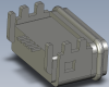 usb-micro-b-waterproof-type-molex-105443-1101-科技-家用电器-工业CAD模型-3D城