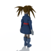 妹子-角色人体-角色-VR/AR模型-3D城