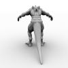 骷髅龙-角色人体-角色-VR/AR模型-3D城