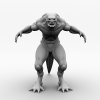 骷髅龙-角色人体-角色-VR/AR模型-3D城