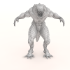骷髅龙-角色人体-角色-VR/AR模型-3D城