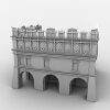 欧式建筑-建筑-古建筑-VR/AR模型-3D城