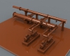 Water supply pump station-工业设备-其它-工业CAD模型-3D城