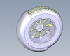 Aluminium alloy wheel hub-汽车-汽车部件-工业CAD模型-3D城