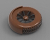 Aluminium alloy wheel hub-汽车-汽车部件-工业CAD模型-3D城