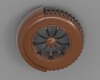 Aluminium alloy wheel hub-汽车-汽车部件-工业CAD模型-3D城
