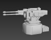 4ID自动炮-军事-枪炮-VR/AR模型-3D城
