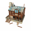 木屋-建筑-住宅-VR/AR模型-3D城