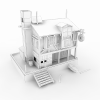 木屋-建筑-住宅-VR/AR模型-3D城