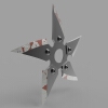 shuriken-1-军事-武器-工业CAD模型-3D城