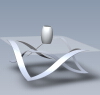 designer-glass-table-VR/AR模型-3D城