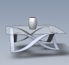 designer-glass-table-VR/AR模型-3D城