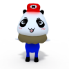 马里奥-角色人体-角色-VR/AR模型-3D城