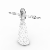 女-角色人体-角色-VR/AR模型-3D城