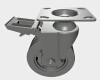 swivel-caster-工业设备-零部件-工业CAD模型-3D城