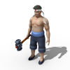 铁匠-角色人体-角色-VR/AR模型-3D城