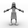 球童-角色人体-小孩-VR/AR模型-3D城