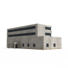 Building02-建筑-厂房-VR/AR模型-3D城