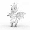 恐龙-角色人体-角色-VR/AR模型-3D城