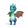 恐龙-角色人体-角色-VR/AR模型-3D城