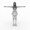 女-角色人体-角色-VR/AR模型-3D城