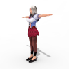 女-角色人体-角色-VR/AR模型-3D城