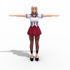 女-角色人体-角色-VR/AR模型-3D城
