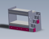 Children's bed 4-1-建筑-家具-工业CAD模型-3D城