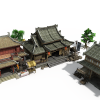 大唐无双建筑物-建筑-古建筑-VR/AR模型-3D城