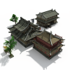 大唐无双建筑物-建筑-古建筑-VR/AR模型-3D城