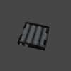 Battery holder 4xAA-文体生活-其它-工业CAD模型-3D城