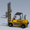 forklift-工业设备-机器设备-工业CAD模型-3D城
