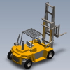 forklift-工业设备-机器设备-工业CAD模型-3D城