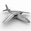 飞机-飞机-飞行器-VR/AR模型-3D城