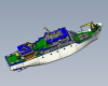 The battleship-军事-军舰-工业CAD模型-3D城