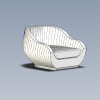 armchair-建筑-家具-工业CAD模型-3D城