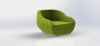 armchair-建筑-家具-工业CAD模型-3D城