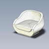 armchair-建筑-家具-工业CAD模型-3D城