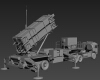 导弹发射车-汽车-军事汽车-VR/AR模型-3D城