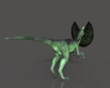 双脊龙-动植物-古生物-VR/AR模型-3D城