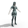 女仆-角色人体-角色-VR/AR模型-3D城