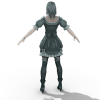 女仆-角色人体-角色-VR/AR模型-3D城