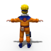 火影忍者鸣人-角色人体-角色-VR/AR模型-3D城