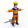 火影忍者鸣人-角色人体-角色-VR/AR模型-3D城