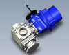 3-way-valve-electric-actuator-工业设备-工具-工业CAD模型-3D城