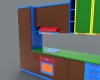 kitchen-建筑-厨房-工业CAD模型-3D城